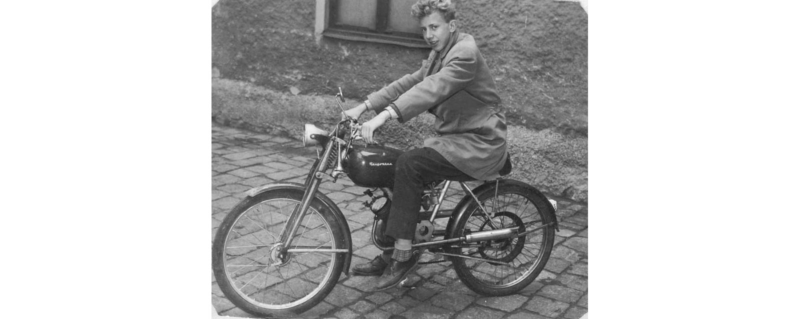 Biker on a diaper